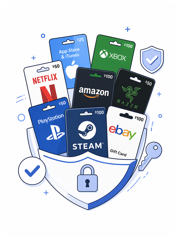 Gift cards protected by XiongTeam